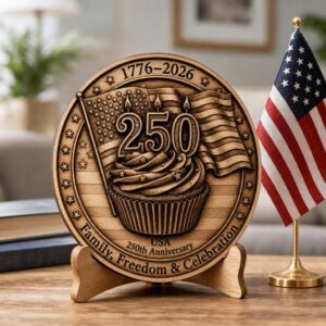 3D Illusion PNG Bundle, Laser Engraving Design, USA 250th July 4 Wood Sign