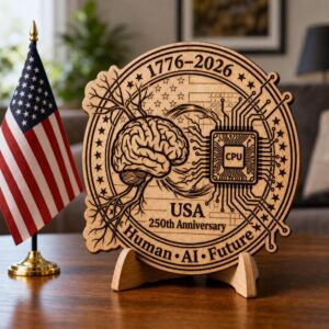 America 250 Anniversary Laser Engraving Bundle, Futuristic Wooden Sign Designs