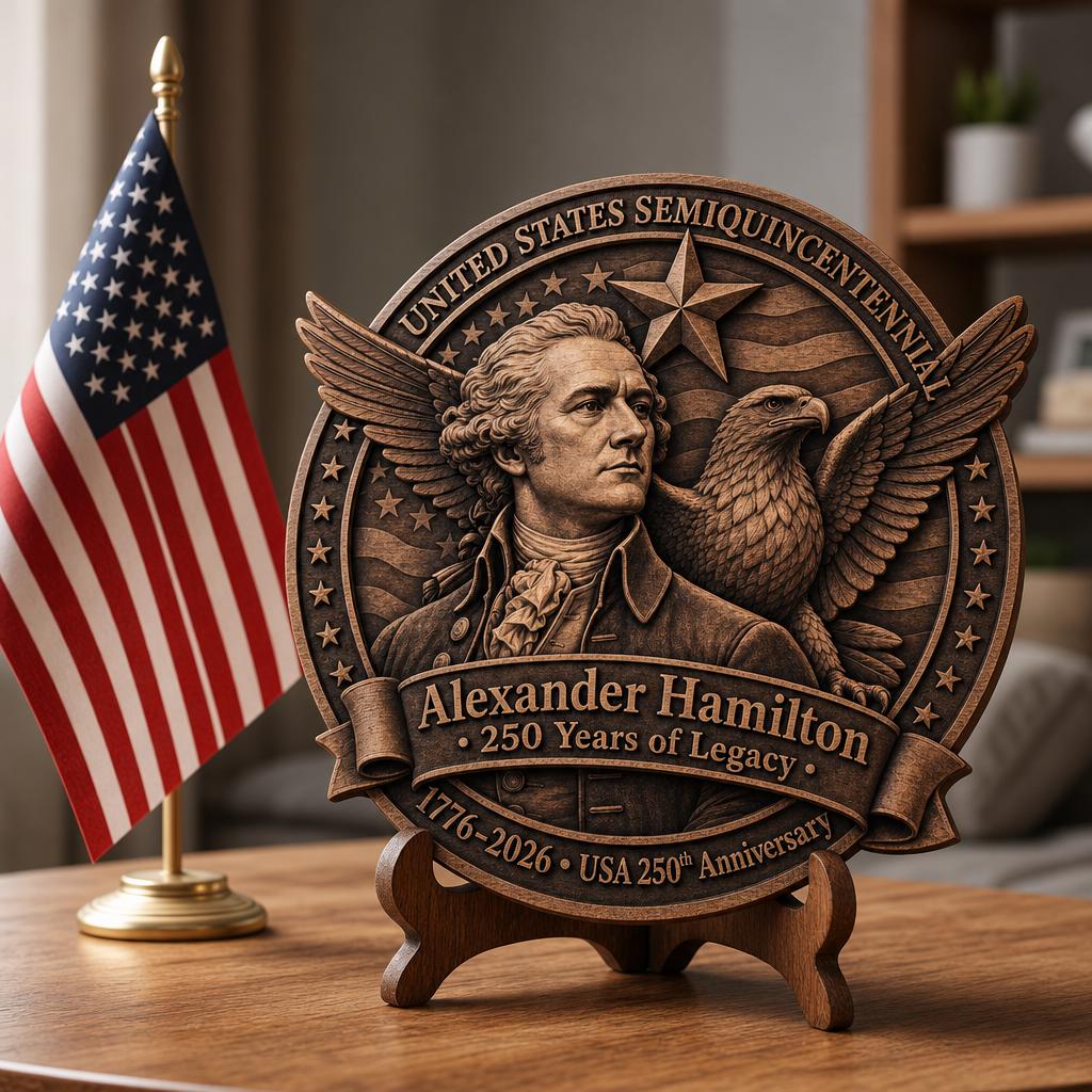 Laser Engraving File, 3D Illusion Founding Fathers, Patriotic Wood Plaque Bundle
