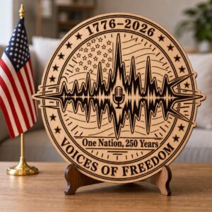 USA 250 Anniversary Patriotic Bundle, Laser Engraving Wood Design, E Pluribus Unum