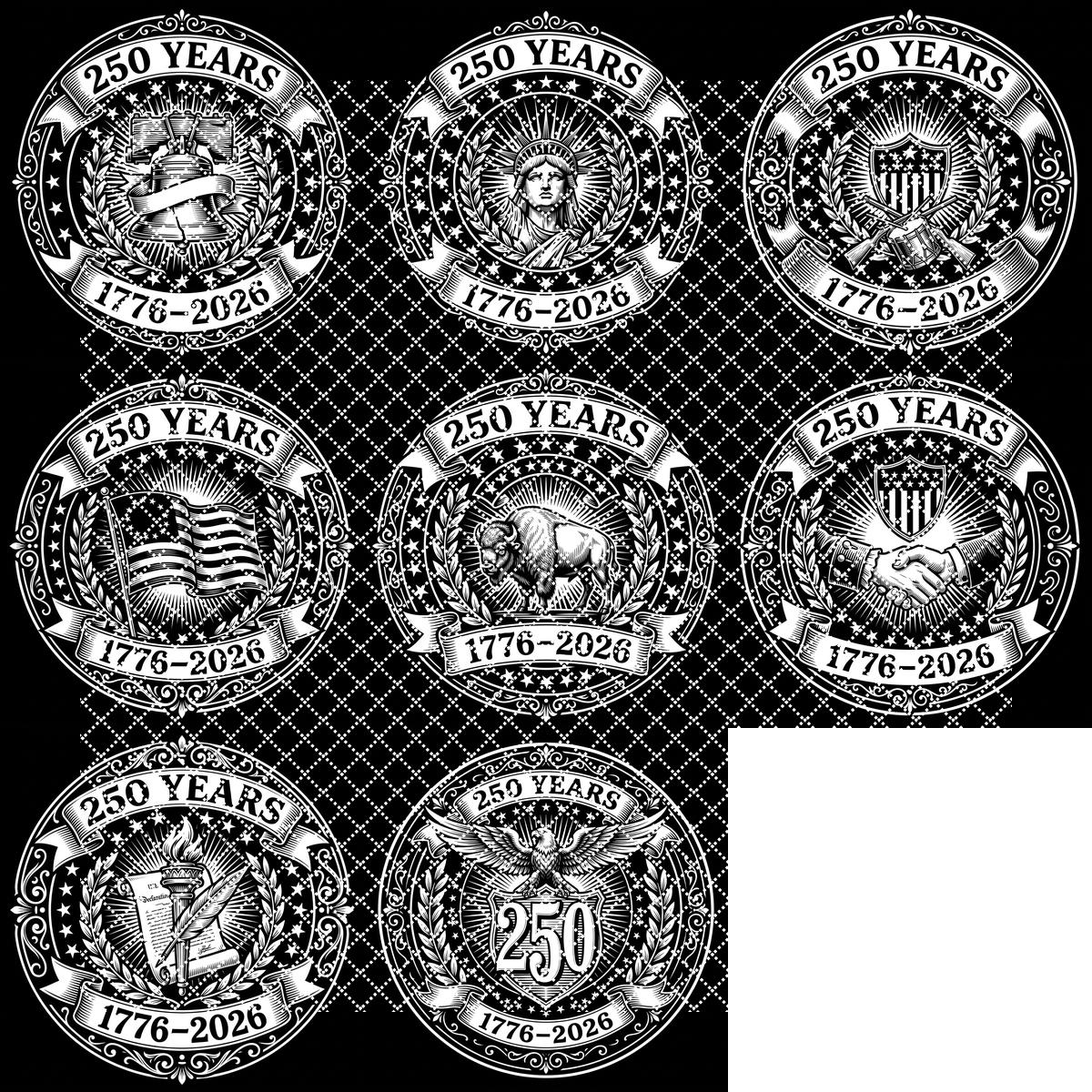 Gravure laser du 250e anniversaire des États-Unis, design patriotique de sous-verre en ardoise, 4 juillet – Image 10