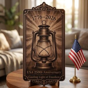 USA 250th PNG, 3D Illusion Laser Engraving, Rustic Americana Wood Decor Bundle