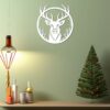 Christmas Wall Art Decor laser Cut File Reindeer