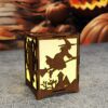 Halloween Candle Holder Laser Cut File Lamp Night