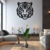 Tiger Head Wall Art Laser Cut File, Wall