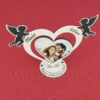 Cadre Photo Saint-Valentin, Cœur Cupidon, Découpe Laser SVG