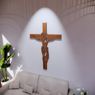 Gesù sulla Croce – File Laser Arte Cristiana