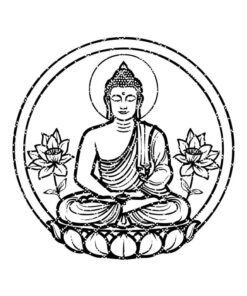 Buddha Meditation SVG, for laser engraving, for cricut,