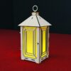 Candle holder Lantern Light Laser Cut File House