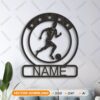 Custom Soccer Name Sign Laser cut file SVG,