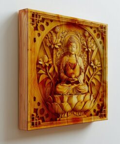 3D Lasergravur PNG | Buddha Design für Lightburn