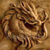 PNG Dragon 3D pour Gravure Laser | Téléchargement