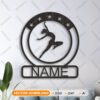 Custom Sports Name Sign Bundle Laser cut file