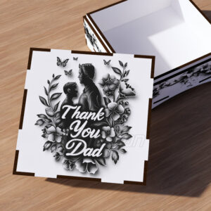 Gift Box for Father's Day Laser Cut File