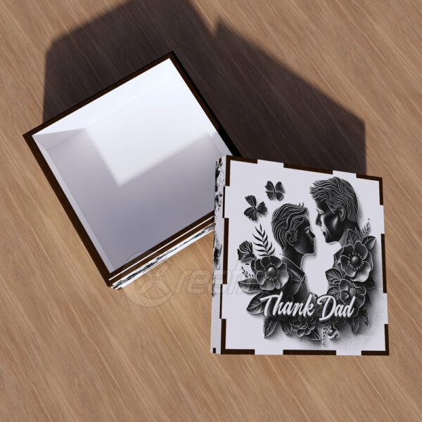 Gift Box for Father's Day Laser Cut File