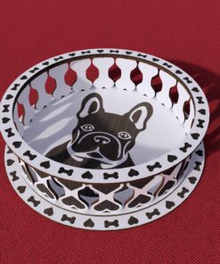 Bowl Laser Cut File for French Bulldog – SVG, DXF, AI Download