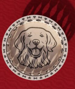 Bowl Laser Cut File for Golden Retriever Dog,