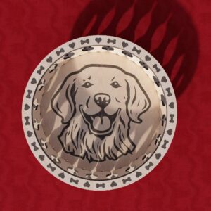 Bowl Laser Cut File for Golden Retriever Dog,