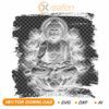 Buddha-Meditation 3D-Lasergravur Schiefer - hochwertige PNG