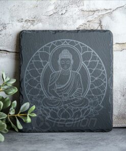 Buddha Meditation and Lotus SVG, for laser engraving,