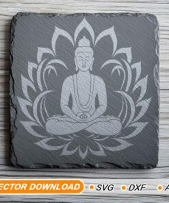 Buddha-Meditation SVG - Lasergravur- und Cricut-Dateien