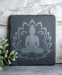 Buddha meditazione SVG - File per incisione laser