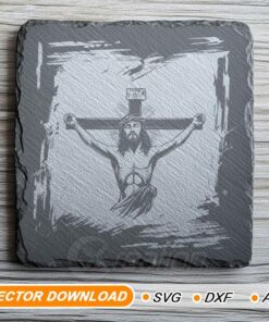 Jesus am Kreuz – SVG – Lasergravur und