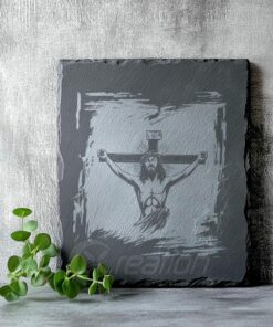 Jesus am Kreuz – SVG – Lasergravur und