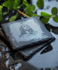 Jesus SVG file for Laser Engraving on Slate,