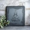 Jesus SVG file for Laser Engraving on Slate,