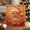 3D Laser Engraving File: Santa Claus Head |