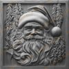 3D Laser Engraving File: Santa Claus Head |