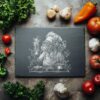 Dog Chef Slate Cheese Board | Laser Engraving