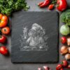 Dog Chef Slate Cheese Board | Laser Engraving