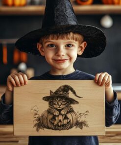 File di charcuterie di Halloween | Decorazione Gatto