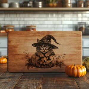 File di charcuterie di Halloween | Decorazione Gatto