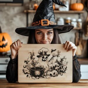 Halloween Charcuterie Board File | Cute Ghost Chef