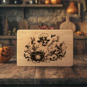 Halloween Charcuterie Board File | Cute Ghost Chef