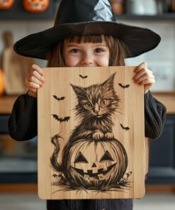 Halloween Charcuterie Board File | Scary Cat &