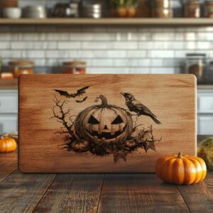 Halloween Charcuterie Board File | Spooky Raven &