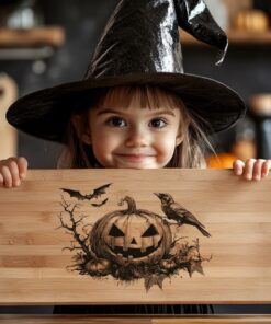 Halloween Charcuterie Board File | Spooky Raven &