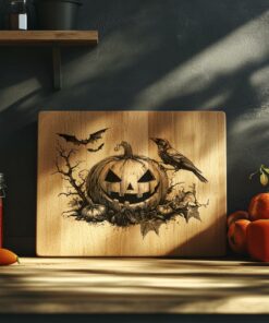 Halloween Charcuterie Board File | Spooky Raven &