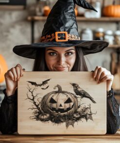 Halloween Charcuterie Board File | Spooky Raven &