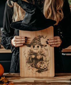 Halloween Charcuterie Board Laser File | Ghost &