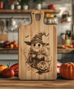 Halloween Charcuterie Board Laser File | Ghost &