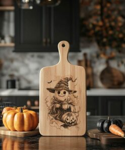 Halloween Charcuterie Board Laser File | Ghost &