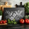 Hummingbirds Slate Cheese Board | Laser Engraving File