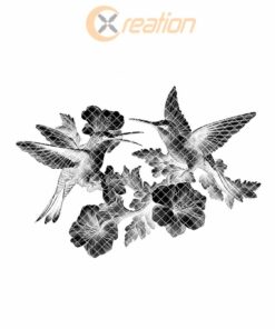 Hummingbirds Slate Chopping Board | Laser Engraving |