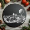 Santa su Monster Truck Slate Cheese Board |