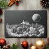 Santa su Monster Truck Slate Cheese Board |